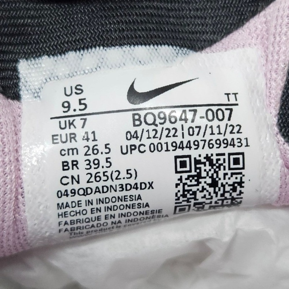Nike Air Zoom Pegasus 37 Running Shoes BQ9647-007 Black Pink Women's Size 9.5 - Picture 9 of 12